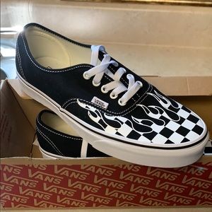 Black/White Checkered Vans